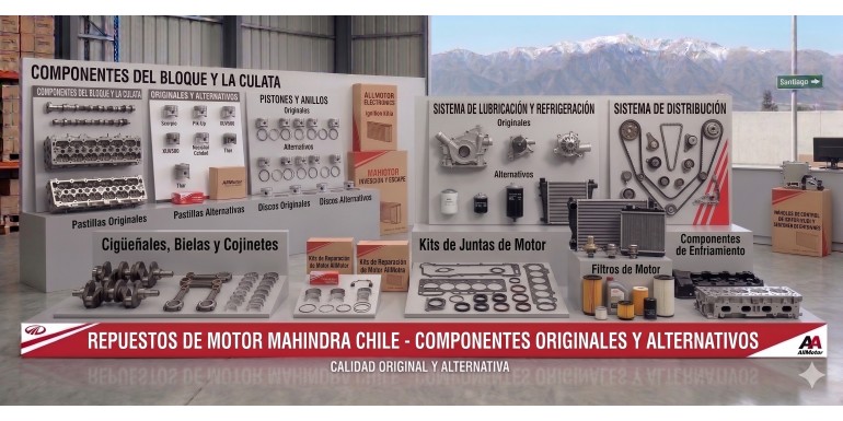 Repuestos de Motor Mahindra Chile - Originales y Alternativos