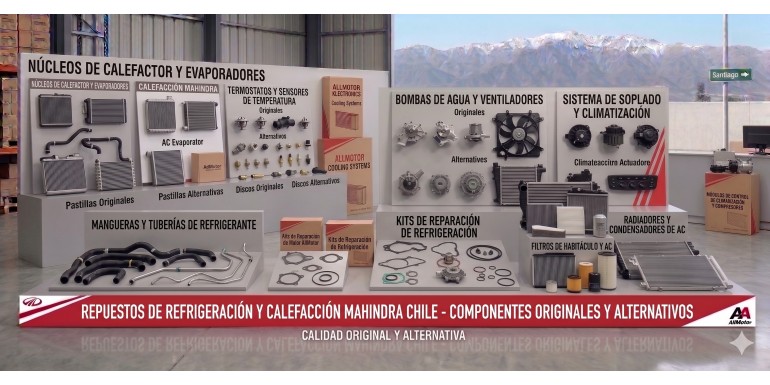 Repuestos de Refrigeracion y Calefaccion Mahindra Chile - Originales y Alternativos