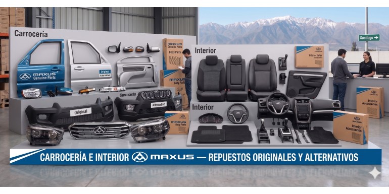 Carroceria Maxus Chile - Repuestos Originales y Alternativos