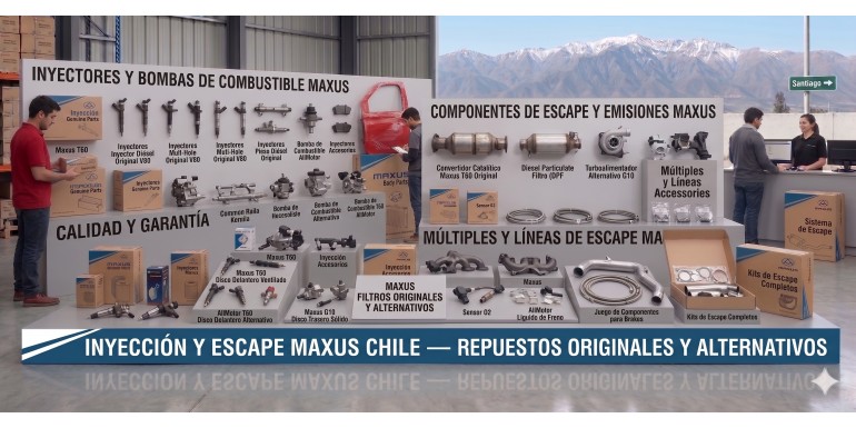 Inyeccion y Escape Maxus Chile - Repuestos Originales y Alternativos